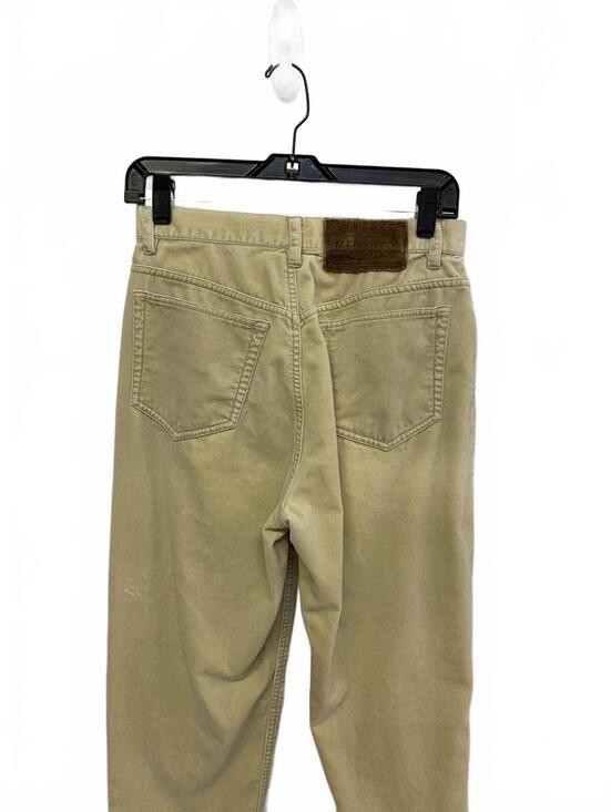 Vintage 90s Liz Claiborne Yellow Tan Velvet Soft Chamois Cotton Pants Size 8 28” - Picture 4 of 7